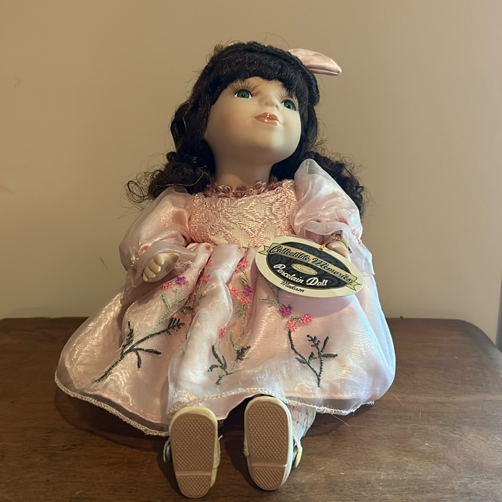 Collectible Memories Porcelain Doll Madison